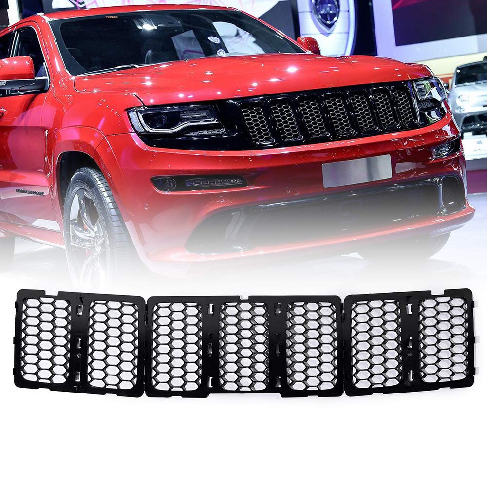 JEEPグランドチェロキー2014年式　純正グリル　メッキハニカムメッシュ Amazon.co.jp: Astra Depot グランドチェロキーメッシュグリル